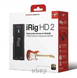IK Multimedia iRig HD 2 Studio Quality Guitar Audio Interface for iOS/MAC/PC