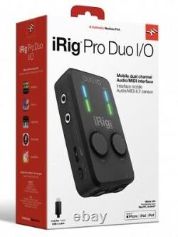 IK Multimedia iRig Pro Duo I/O 2-Channel Audio and MIDI Interface for iOS/MAC/PC