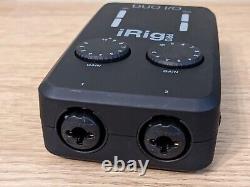 IK Multimedia iRig Pro Duo I/O 2-channel audio MIDI interface mobile recording