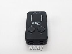 IK Multimedia iRig Pro Duo I/O 2-channel audio interface USB-C MIDI for mobile