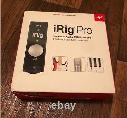 IK Multimedia iRig Pro I/O Universal Audio-MIDI interface for mobile recording