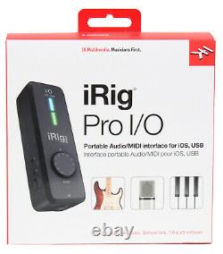 IK Multimedia iRig Pro I/O instrument/mic audio interface for iPhone+iPad+Mac/PC