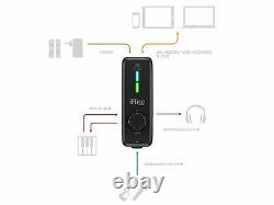 IK Multimedia iRig Pro I/O instrument/mic audio interface for iPhone+iPad+Mac/PC