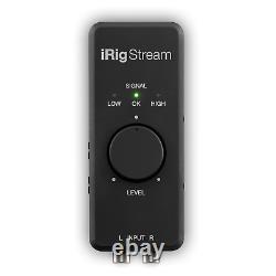 IK Multimedia iRig Stream Mobile Audio Streaming Interface iOS Android