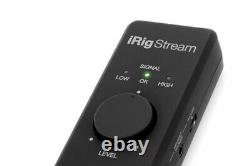 IK Multimedia iRig Stream Mobile Audio Streaming Interface iOS Android