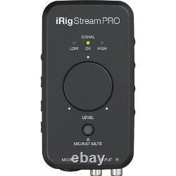 IK Multimedia iRig Stream Pro, Audio Interface For iOS, Android, Mac & PC