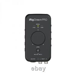 IK Multimedia iRig Stream Pro, Audio Interface For iOS, Android, Mac & PC