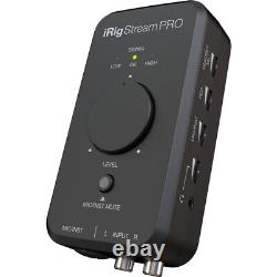 IK Multimedia iRig Stream Pro, Audio Interface For iOS, Android, Mac & PC