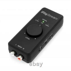 IK Multimedia iRig Stream Streaming Audio Interface? For iPhone/ iPad/ Mac & PC