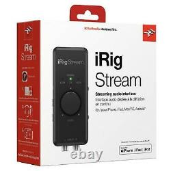IK Multimedia iRig Stream Streaming Audio Interface? For iPhone/ iPad/ Mac & PC