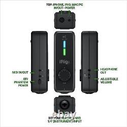 IRig Pro I/O Fully Equipped Pocket Audio, MIDI Interface