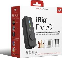 IRig Pro I/O Fully Equipped Pocket Audio, MIDI Interface