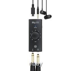 IRig USB Guitar USB-C Audio Interface for Mac and PC High