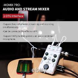 JOYO Audio Mixer USB Audio Interface Stereo XLR+48V (MOMIX PRO)