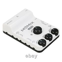 MOMIX USB Audio Interface Mixer Portable Audio Mixer Professional Q5S1