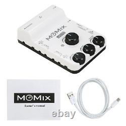 MOMIX USB Audio Interface Mixer Portable Audio Mixer Professional Q5S1