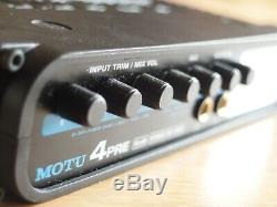 MOTU 4Pre hybrid audio interface USB & Firewire, Great quality (Kyma compatible)