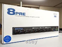 MOTU 8pre USB Hi-Speed USB Audio Interface with 8 Pre-Amps Comes with Original Box