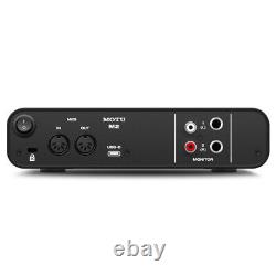 MOTU M2 2 in / 2 Out USB-C Audio Interface (NEW)
