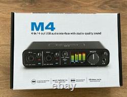 MOTU M4 4-Kanal USB C Audiointerface mit Midi-Schnittstelle