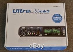 MOTU UltraLite-mk3 Hybrid FireWire/USB2.0 Audio Interface with DSP and Mixing