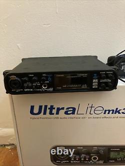 MOTU Ultralite MK3 Hybrid USB Firewire Audio Interface Tested PLEASE READ