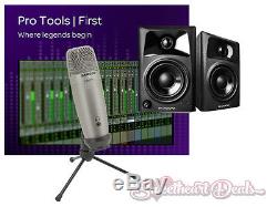 M AUDIO Home Recording Bundle Studio Package Samson M Audio AV32 Monitors