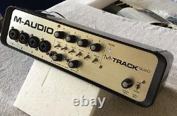 M AUDIO M TRACK QUAD Audio & MIDI Interface. Free UK POSTAGE