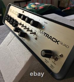 M AUDIO M TRACK QUAD Audio & MIDI Interface. Free UK POSTAGE