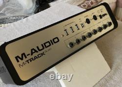 M AUDIO M TRACK QUAD Audio & MIDI Interface. Free UK POSTAGE