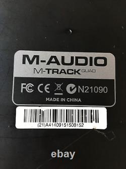 M AUDIO M TRACK QUAD Audio & MIDI Interface. Free UK POSTAGE