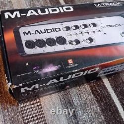 M-AUDIO M-TRACK QUAD USB Midi Audio Interface for PC/Mac Studio Recording