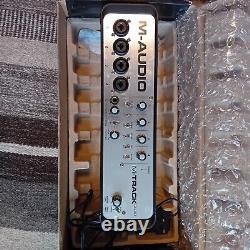 M-AUDIO M-TRACK QUAD USB Midi Audio Interface for PC/Mac Studio Recording