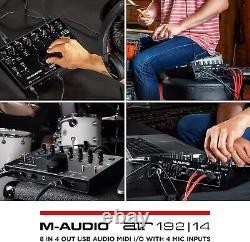 M-Audio AIR 19214 8-In/4-Out USB + MIDI, black