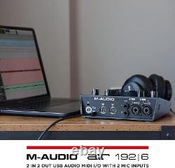 M-Audio AIR 192 6 2-In 2-Out 24/192kHz USB Audio MIDI Interface