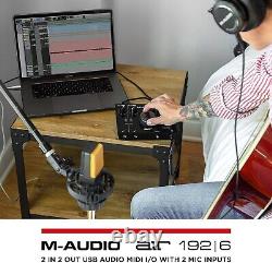 M-Audio AIR 192 6 2-In 2-Out 24/192kHz USB Audio MIDI Interface