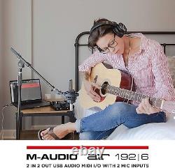 M-Audio AIR 192 6 2-In 2-Out 24/192kHz USB Audio MIDI Interface