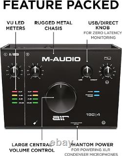 M-Audio AIR 192x4 USB C Audio Interface for Recording, Podcasting, Streaming 1