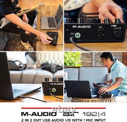 M-Audio AIR 192x4 USB C Audio Interface for Recording, Podcasting, Streaming 1