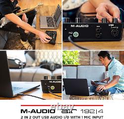 M-Audio AIR 192x4 USB C Audio Interface for Recording, Podcasting, Streaming 1