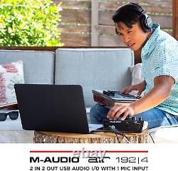 M-Audio AIR 192x4 USB C Audio Interface for Recording, Podcasting, Streaming 1