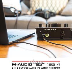 M-Audio AIR 192x4 USB C Audio Interface for Recording, Podcasting, Streaming 1
