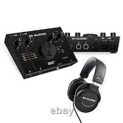 M-Audio AIR 192x6 + HDH40 USB C Audio Interface with MIDI Connectivity, Over