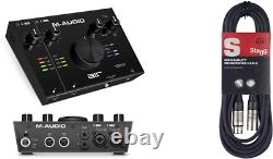 M-Audio AIR 192x6 USB C MIDI Audio Interface for Recording, Podcasting, Studio 2