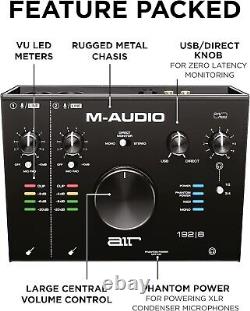 M-Audio AIR 192x8 USB C MIDI Audio Interface for Recording Music, Vocal, Guitar