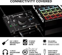 M-Audio AIR 192x8 USB C MIDI Audio Interface for Recording Music, Vocal, Guitar