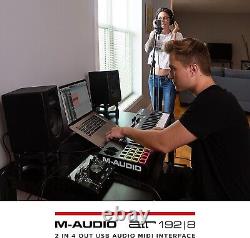 M-Audio AIR 192x8 USB C MIDI Audio Interface for Recording Music, Vocal, Guitar