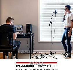 M-Audio AIR 192x8 USB C MIDI Audio Interface for Recording Music, Vocal, Guitar