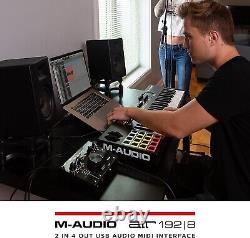 M-Audio AIR 192x8 USB C MIDI Audio Interface for Recording Music, Vocal, Guitar