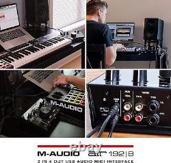 M-Audio AIR 192x8 USB C MIDI Audio Interface for Recording Music, Vocal, Guitar